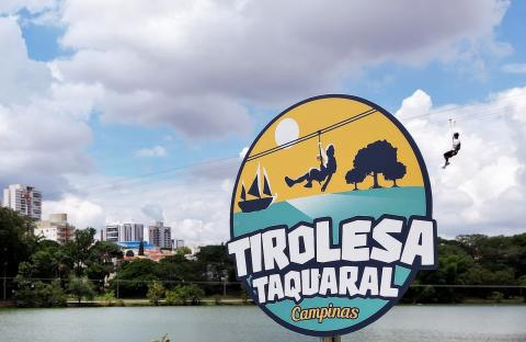 Emoção no ar: Tirolesa proporciona vista panorâmica da Lagoa  - Crédito: Carlos Bassan 