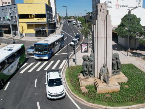 A revitalização da avenida Campos Sales é uma das mais 300 obras que a Prefeitura promoveu - Crédito: Rogério Capela