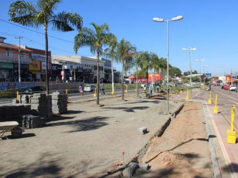 Obras da Minicidade já estão em andamento na Praça da Concórdia - Crédito: Divulgação/Emdec