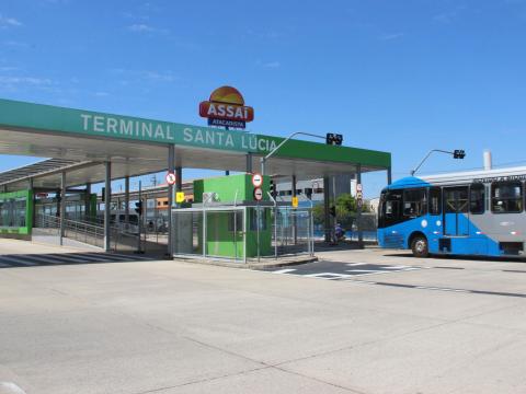 Serão quatro alimentadoras e três linhas BRT operando o terminal, que passa a ter acesso exclusivo para usuários - Crédito: Emdec/Divulgação