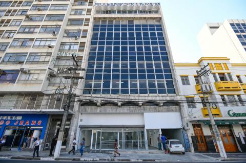 Edifício Central Campinas está localizado no nº 1.041 da rua General Osório  - Crédito: Rogério Capela 