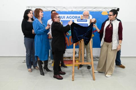 Essa é a 10ª creche entregue dentro do programa Espaço do Amanhã  - Crédito: Rogério Capela 