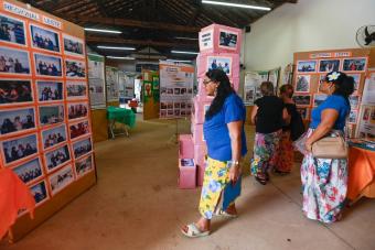 A mostra dos trabalhos tambÃ©m atrai novos alunos para a Fumec - CrÃ©dito: RogÃ©rio Capela