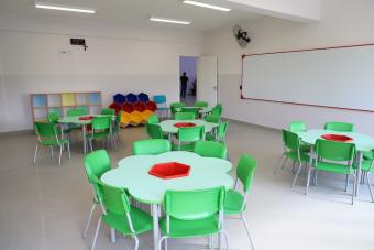 Creche no DIC IV estÃ¡ pronta para receber os novos alunos - CrÃ©dito: Fernanda Sunega/Arquivo PMC