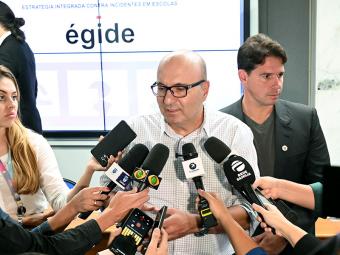 Prefeito Dário Saadi em lançamento do projeto Égide - Crédito: Carlos Bassan