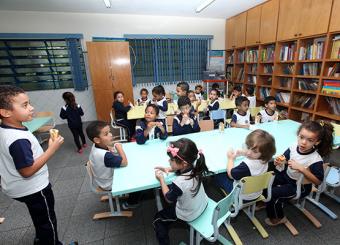 Sala de atividades em unidade municipal de Educação Infantil - Crédito: Arquivo PMC